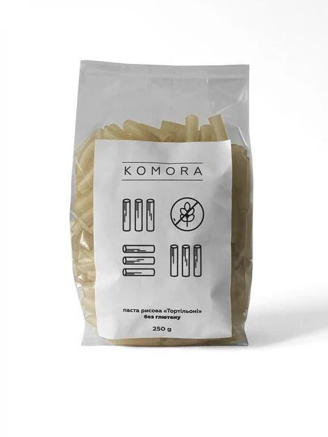 Макарони рисові KOMORA Тортільоні 250 г