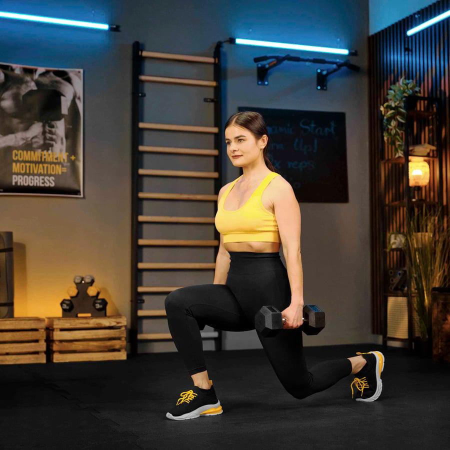 Гантеля шестигранная прорезиненная TREX Sport TX-200RD 20 кг (5193) - фото 9