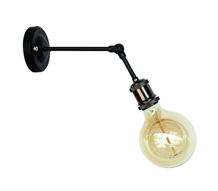 Бра Levistella Lofty с патроном AMP11 Черный хром (1963530640)