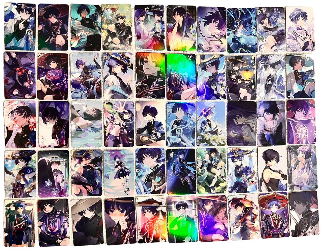 Набор карточек Геншин Импакт Скарамучча и Вандерер 50 шт. (25253)