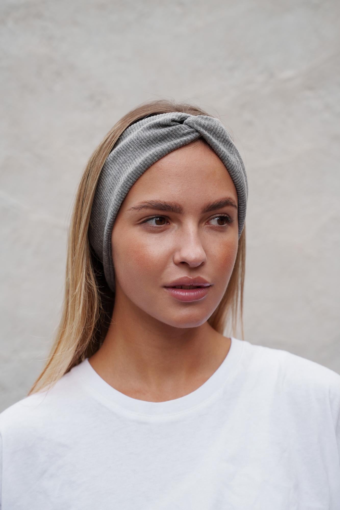 Повязка на голову женская Without Brand Horizon Gray (8055999)