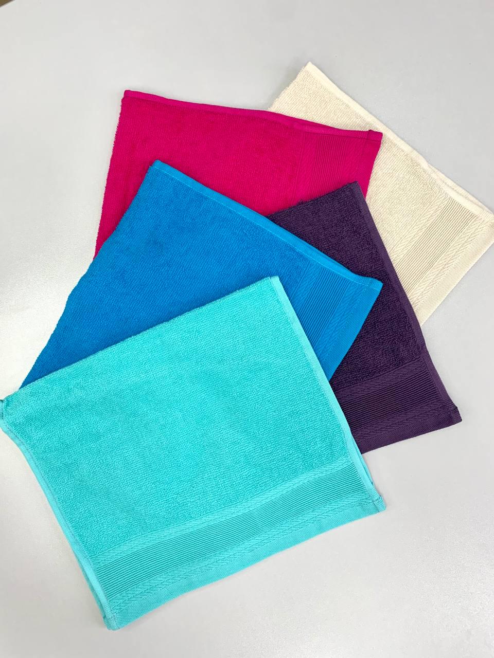 Полотенце махровое с бордюром 400г/м2 30х50 см Бирюзовый (9890551) - фото 5