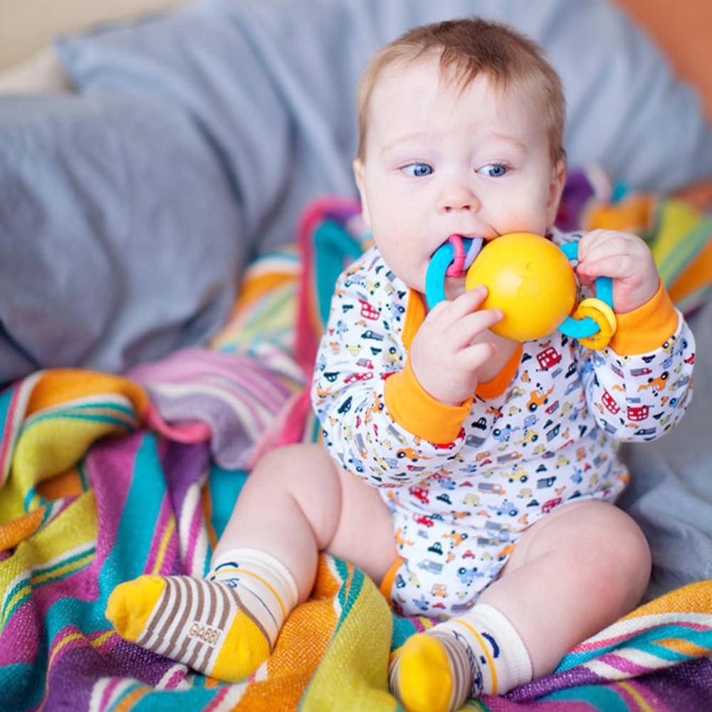 Боди детское хлопковое для мальчика на кнопках Gabbi BD-19-03-2 Машинки 80 см Молочный (11531)