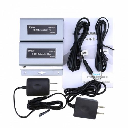 Комплект подовжувач Dtech HDMI DT-7053 Extender з IR до 60 м hdmi сигналу по UTP/FTP кабелю (1382381927) - фото 6 Комплект подовжувач Dtech HDMI DT-7053 Extender з IR до 60 м hdmi сигналу по UTP/FTP кабелю (1382381927) - фото 6