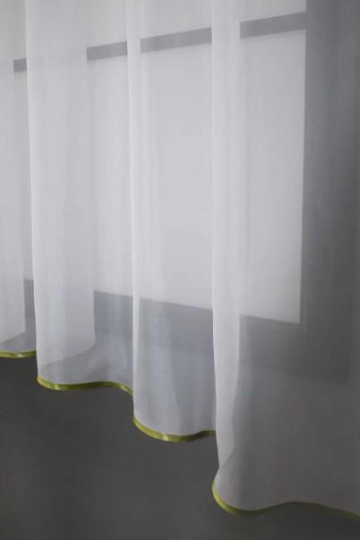 Гардина кухонна з аркою 280х170 см Білий/Червоний (036к) - фото 3 Гардина кухонна з аркою 280х170 см Білий/Червоний (036к) - фото 3