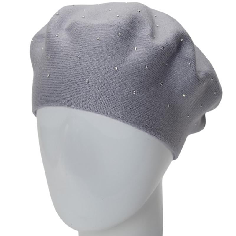 Берет двойной Lirus Блис из вискозы универсальный Дым (288286)