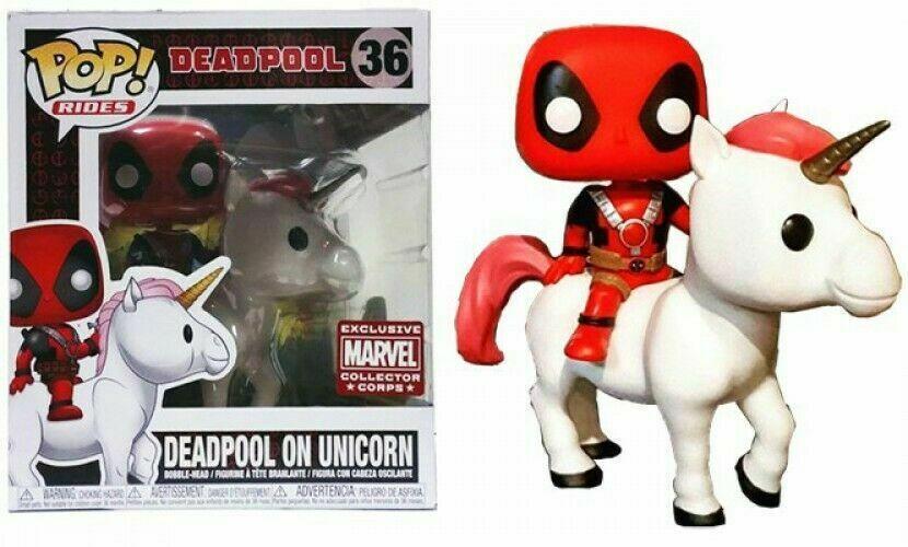 Фигурка Funko Pop Rides Marvel Deadpool on Unicorn Exclusive 15 см (D 36) - фото 2 Фигурка Funko Pop Rides Marvel Deadpool on Unicorn Exclusive 15 см (D 36) - фото 2