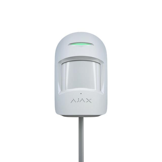 Датчик руху та розбиття скла провідний Ajax CombiProtect Fibra White (3191113316)