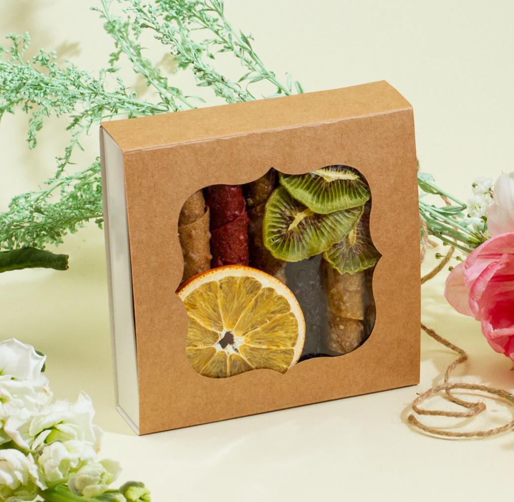 Набір пастили подарунковий Горіхова насолода крафт 155 г (FS-05022/7) Набір пастили подарунковий Горіхова насолода крафт 155 г (FS-05022/7)