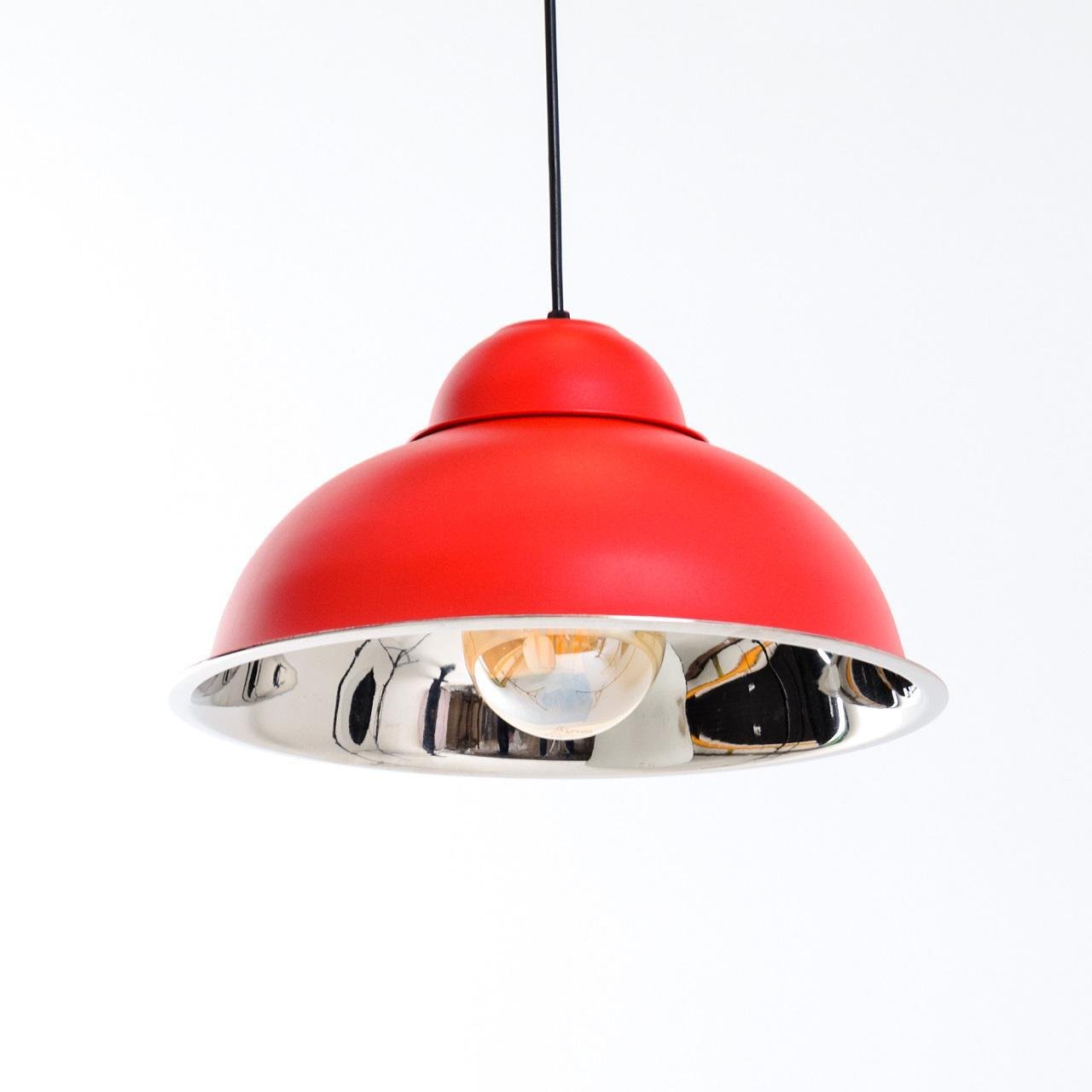 Люстра Bell P360 1хЕ27 Red/Steel (1391165)