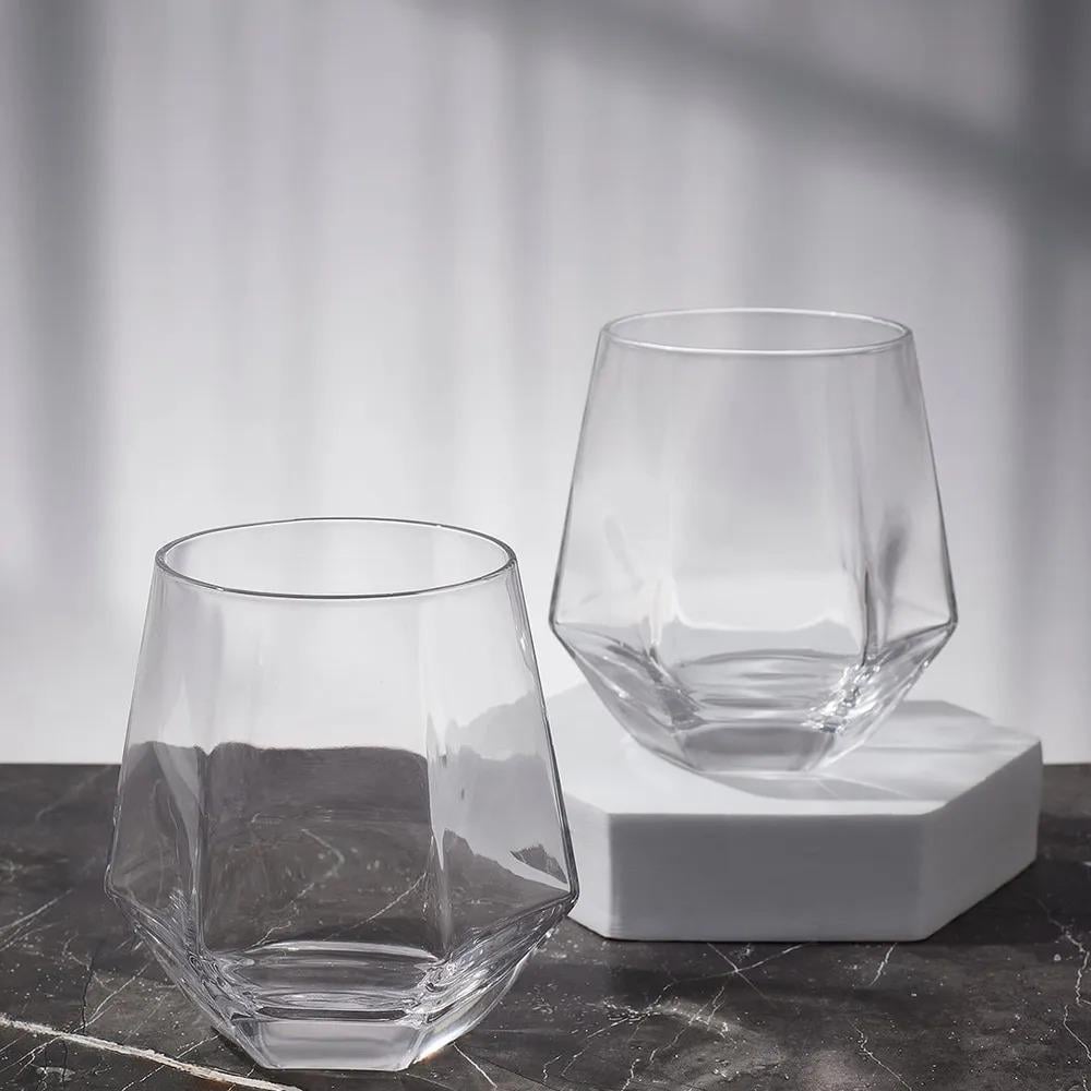 Набір пластикових склянок Діамант для напоїв святкові міцні 6 шт. 350 мл Прозорий - фото 5 Набір пластикових склянок Діамант для напоїв святкові міцні 6 шт. 350 мл Прозорий - фото 5