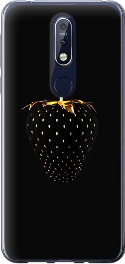 Чехол на Nokia 7.1 Черная клубника (3585u-1593-42517)