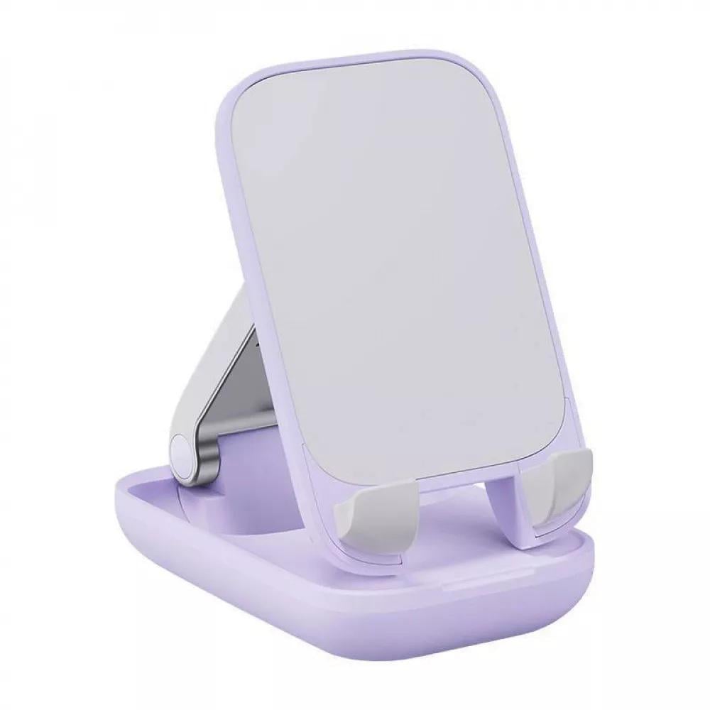 Підставка BASEUS Seashell Folding Stand B10551500511-00 для смартфонів та планшетів Purple (618454)