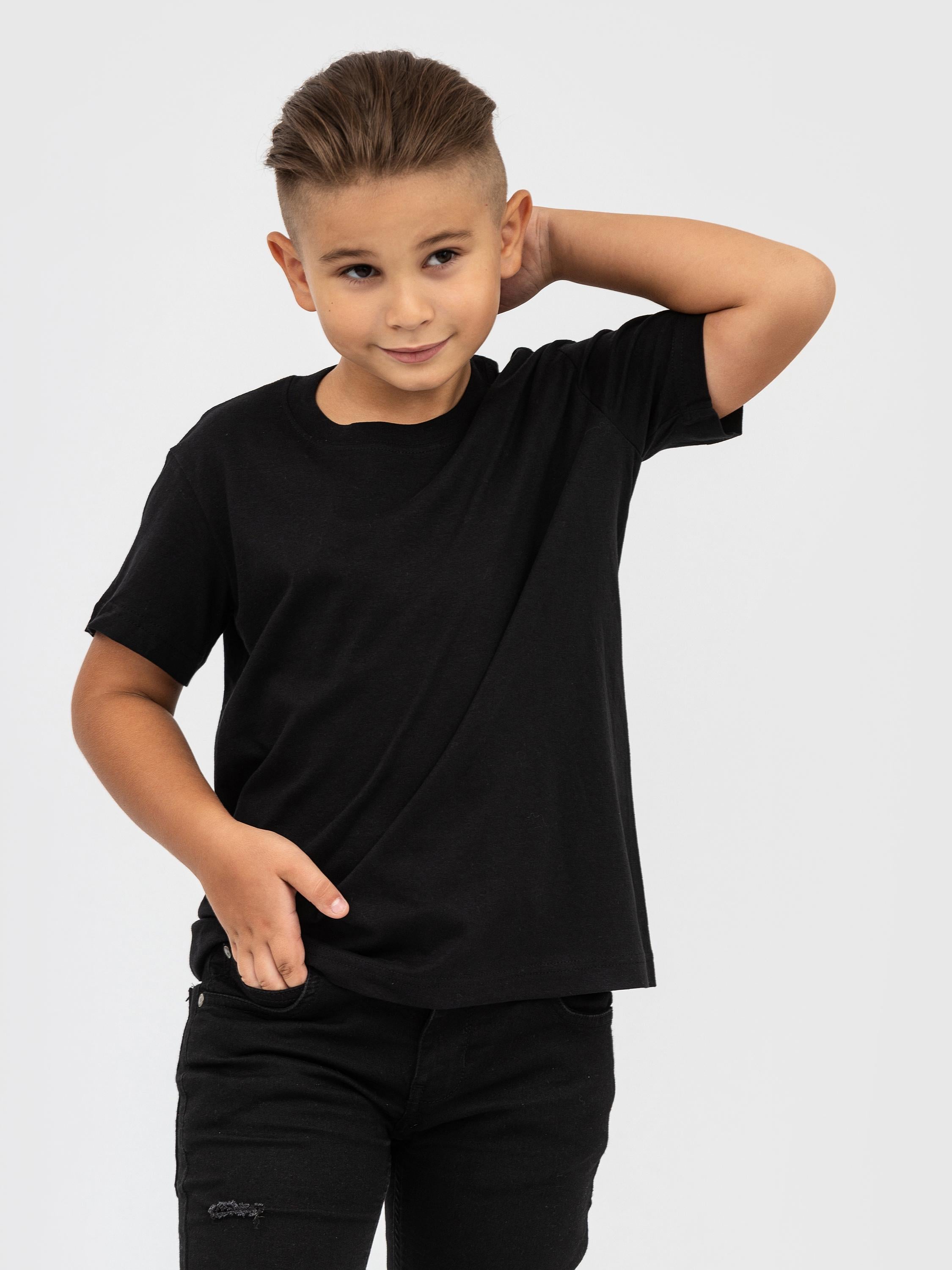 Футболка детская для мальчиков базовая Stedman Classic-T Kids XS Черный (ST2200M-BLO)