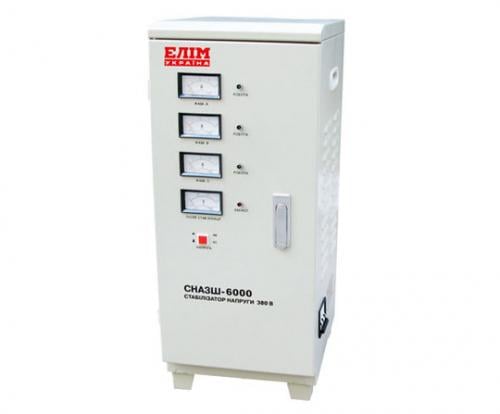 Стабилизатор напряжения СНА3Ш-6000 трехфазный 380 В стационарный