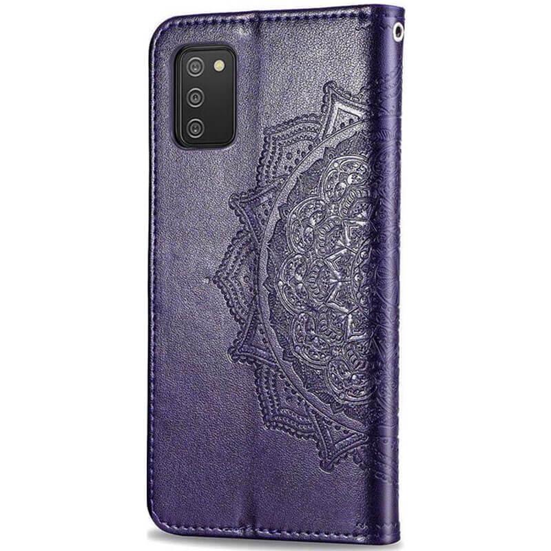 Кожаный чехол (книжка) Art Case с визитницей для Samsung Galaxy A02s Фиолетовый - фото 3