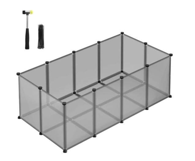 Вольєр для вигулу дрібних тварин 12x63x42 см