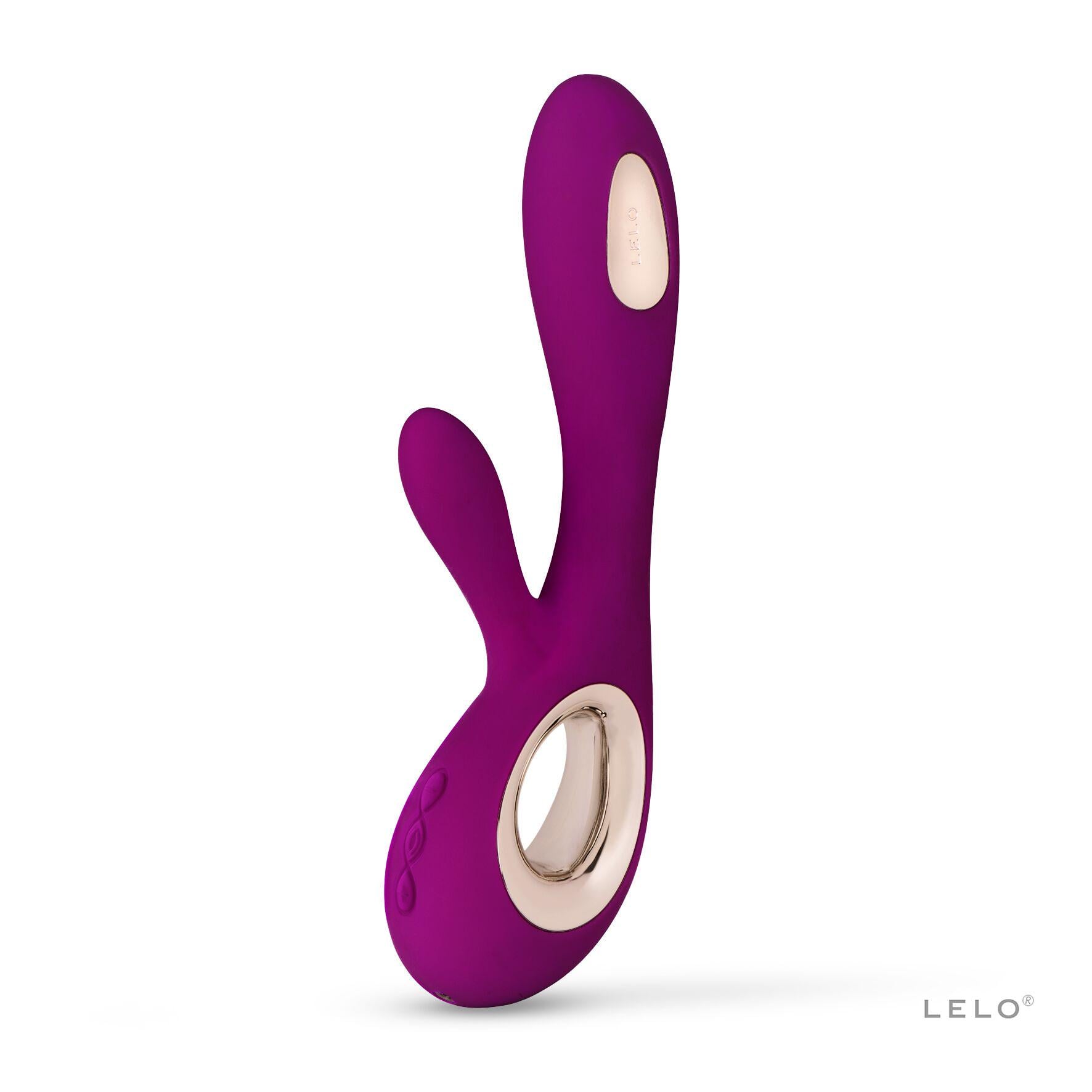 Вибратор-кролик Lelo Soraya Wave Deep Rose/манящие движения ствола