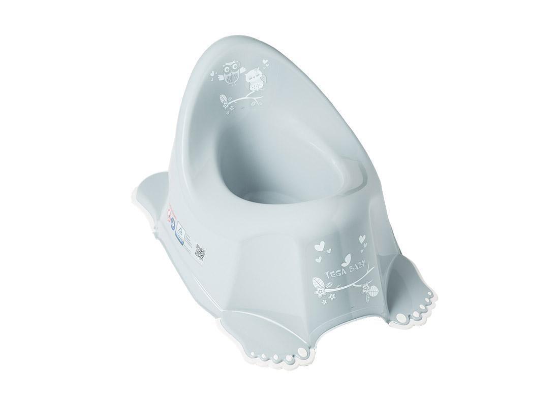 Горшок нескользящий с мелодией Tega Baby Совы Серый (PO-047-106) Горшок нескользящий с мелодией Tega Baby Совы Серый (PO-047-106)
