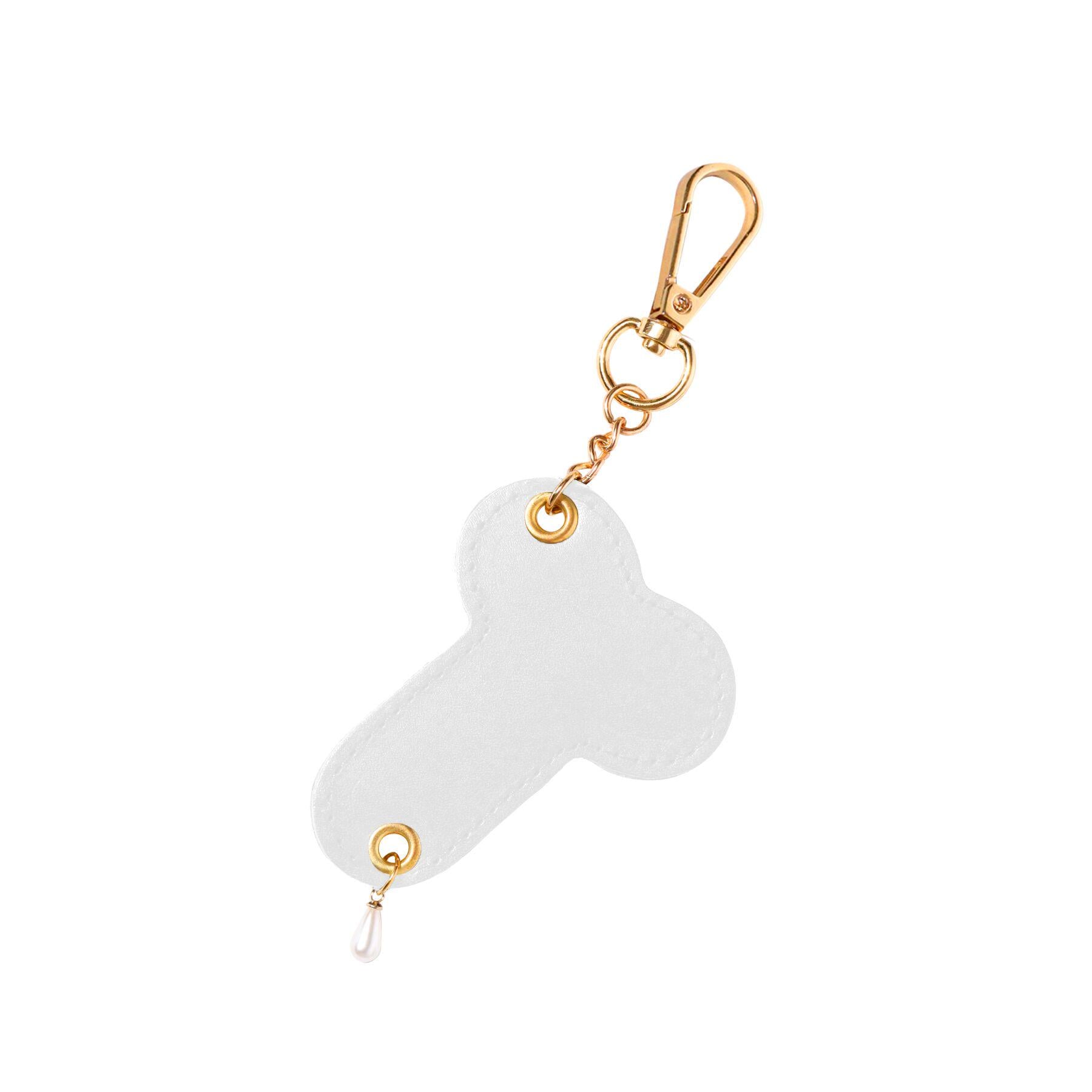 Брелок на карабини для ключей Art of Fhallus Белый