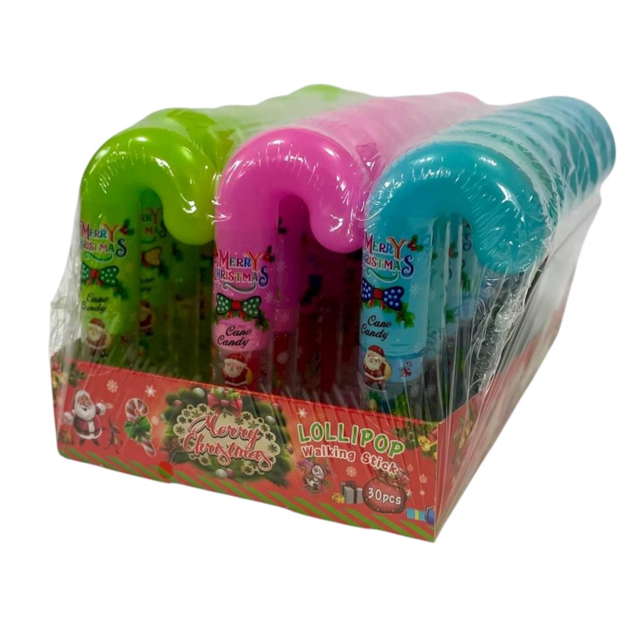 Льодяник-карамель-цукерка Новорічний посох 30 шт. 3,5 г (00000006721)