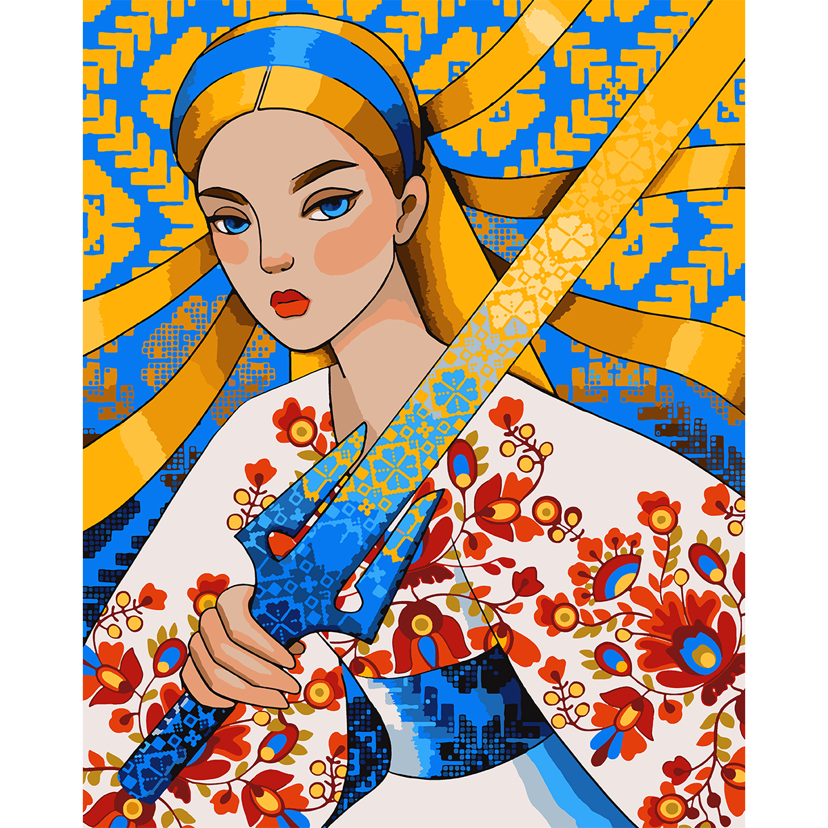 Картина по номерам Santi 954447 Be brave 40x50 см