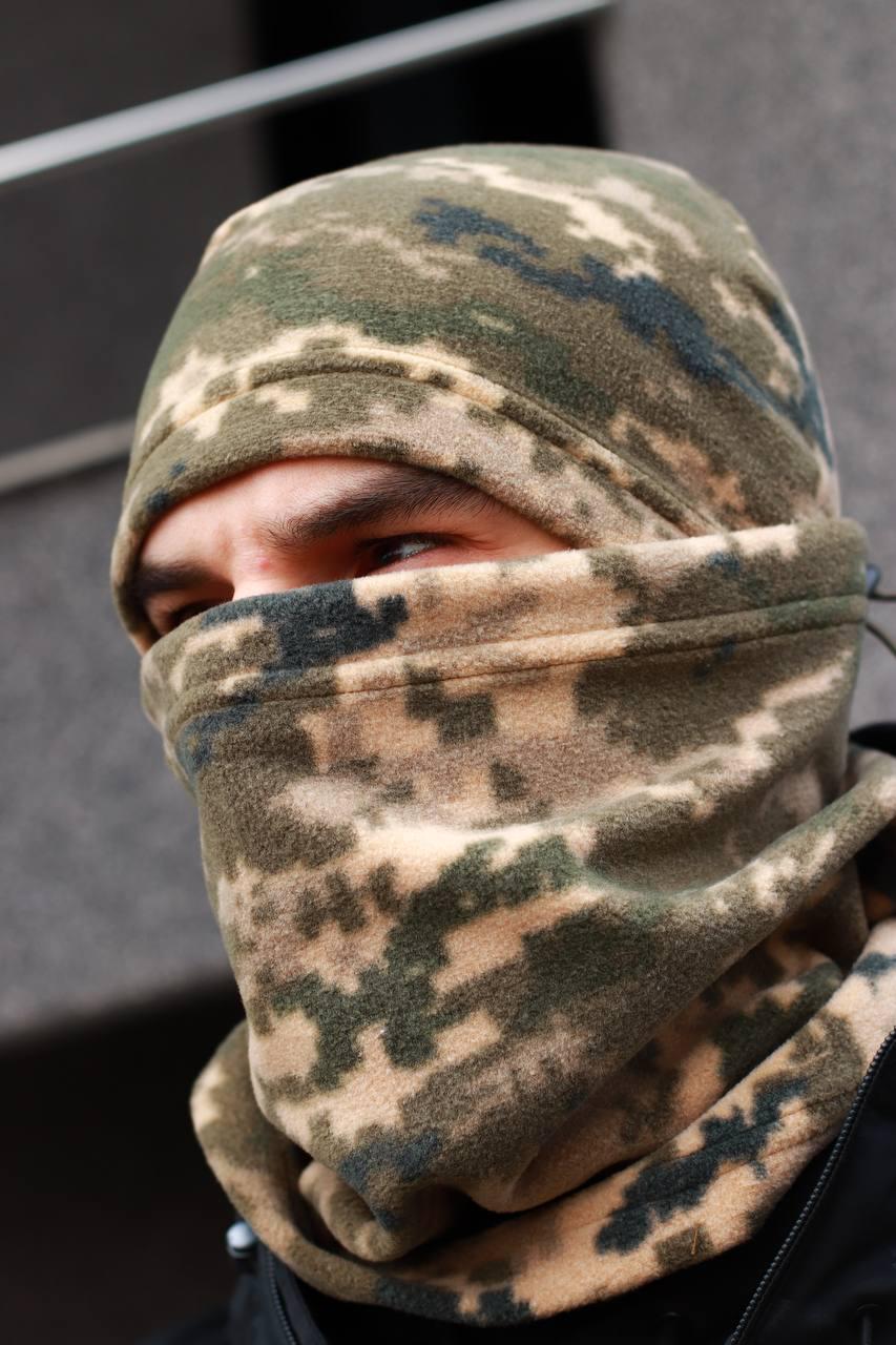 Комплект баф з шапкою та рукавицями One size Pixel (8223 c) - фото 3 Комплект баф з шапкою та рукавицями One size Pixel (8223 c) - фото 3