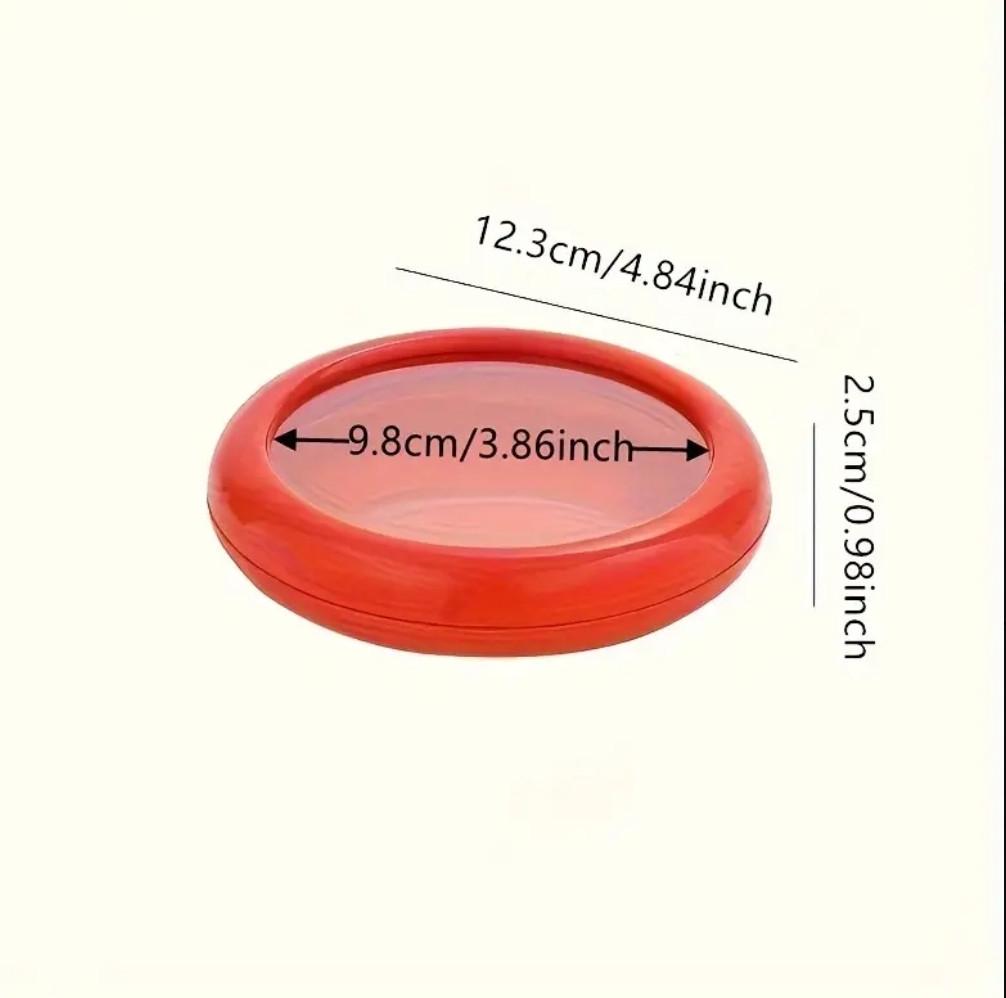 Харчовий контейнер для зберігання фруктів та овочів 12,5х2,5 см Червоний (2543690503) - фото 4