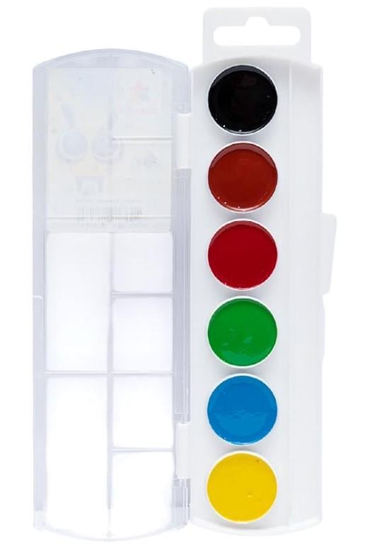 Акварельные краски медовые 6 цв. (400129 4820219218289)