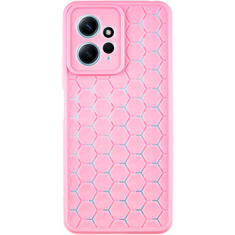 Протиударний Чохол TPU Honeycomb для Xiaomi Redmi Note 12 4G Light Pink