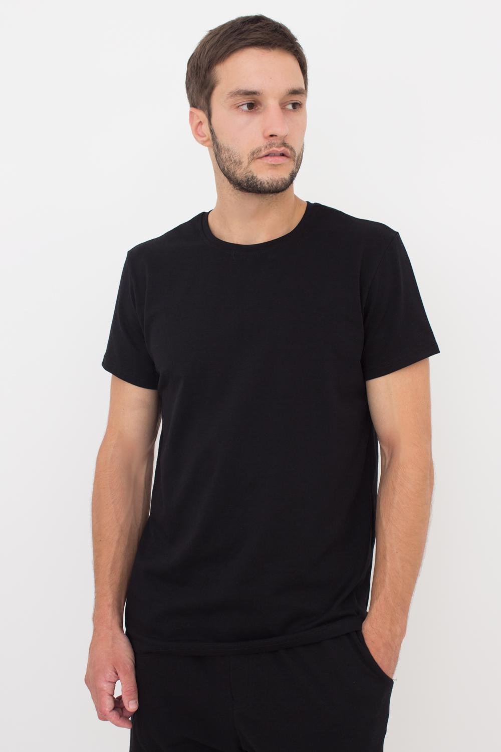 Футболка мужская Giulia G-MAN 4601/010 хлопковая L Black/Black (31095283)