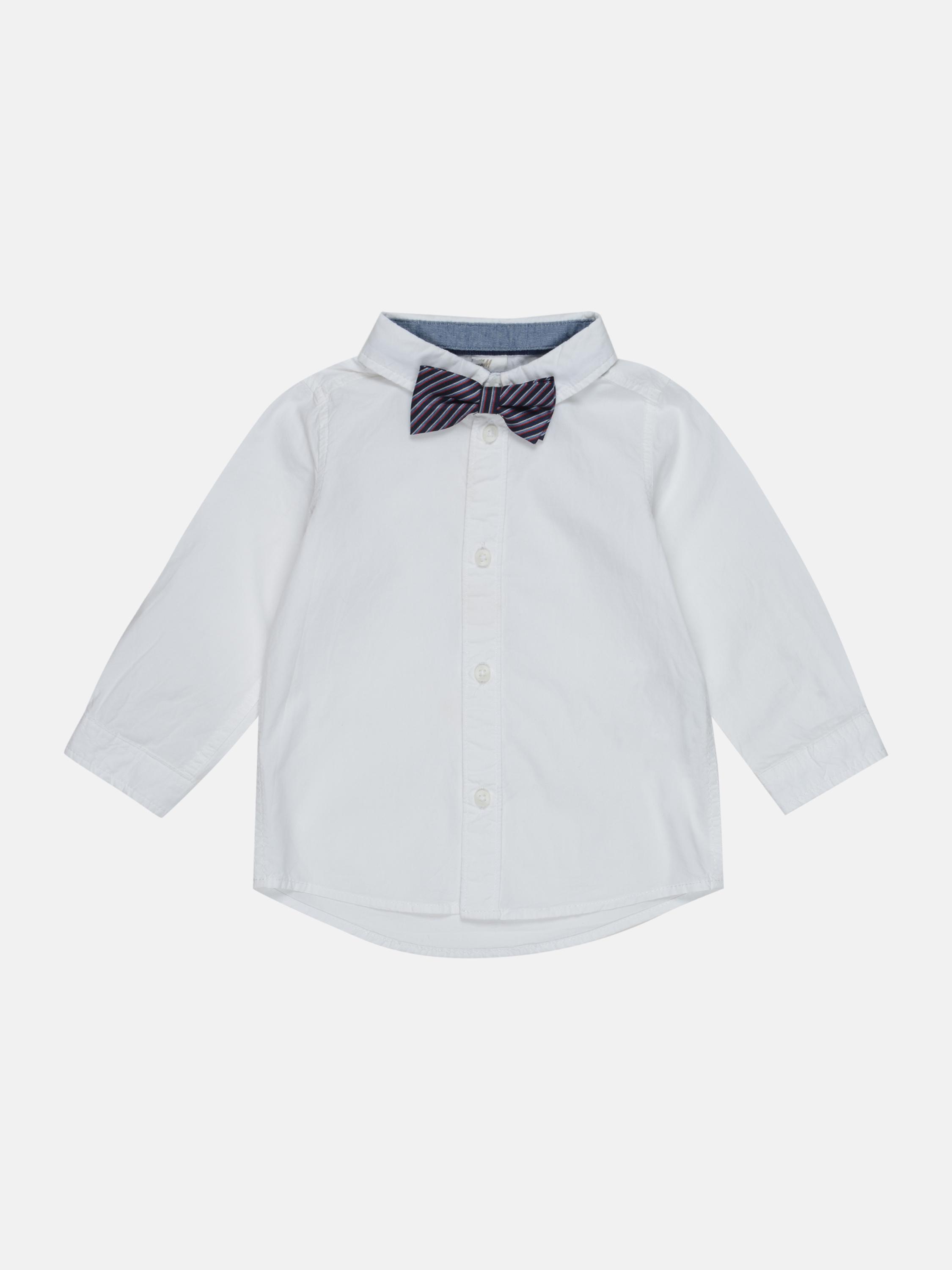 Рубашка с бабочкой H&M 68 см Белый (202768858)