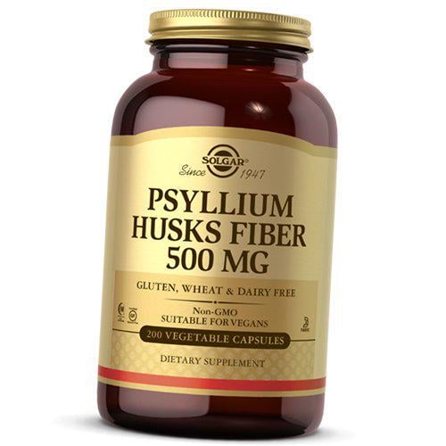 Псилиум Solgar Psyllium Husks Fiber 500 mg 200 вег. капс. (69313007)