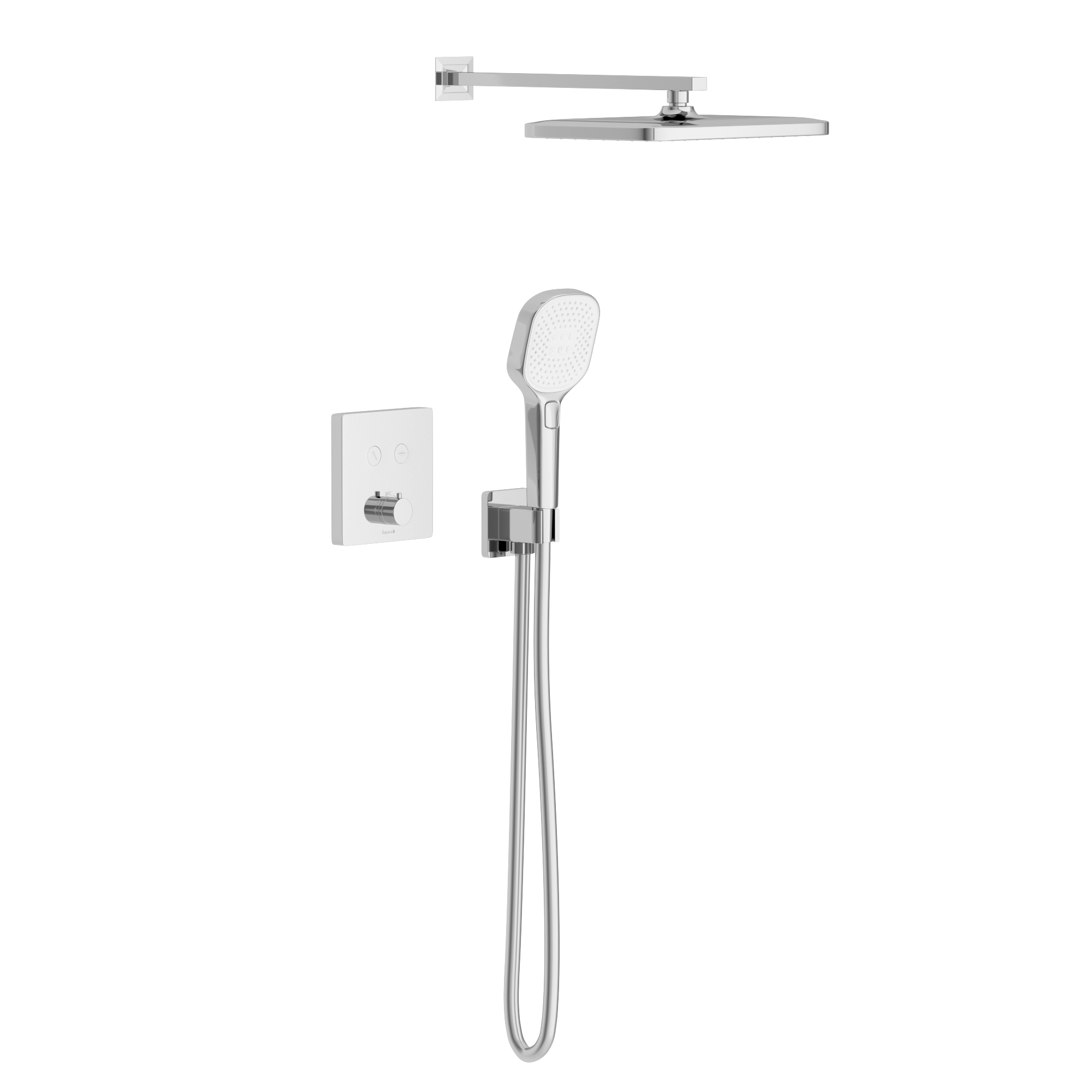 Душевая система скрытого типа Imprese Bilovec t04800901SAC с верхним душем Хром (253636)