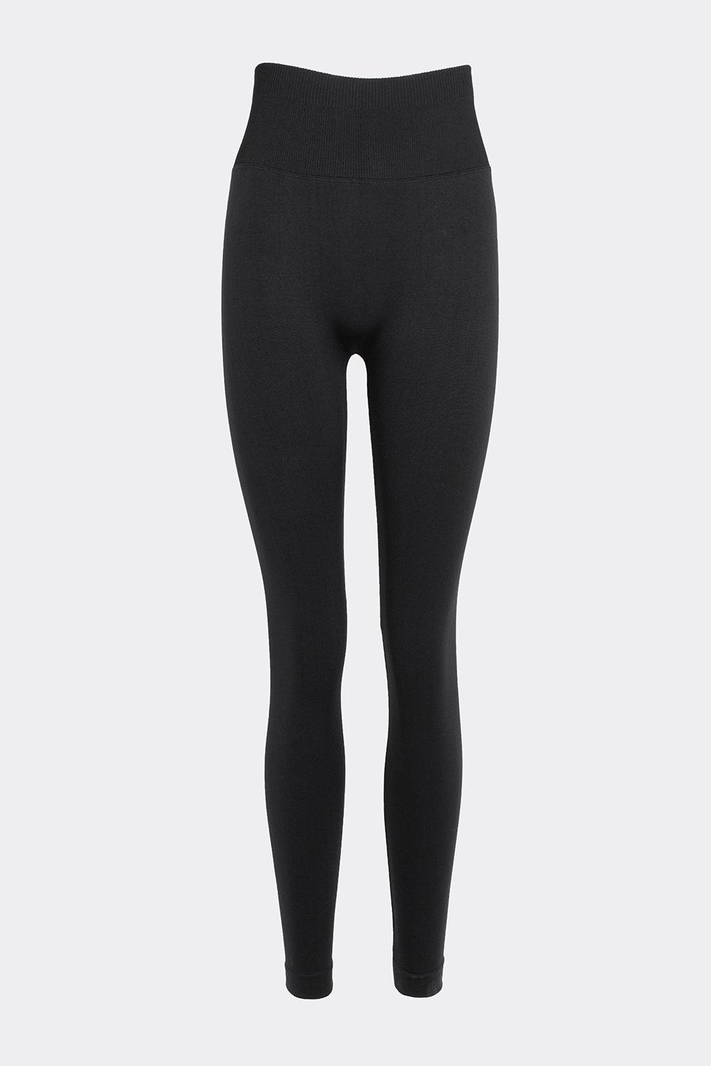 Леггинсы женские бесшовные Giulia FLEXING LEGGINGS GLAM с push-up S/M Black