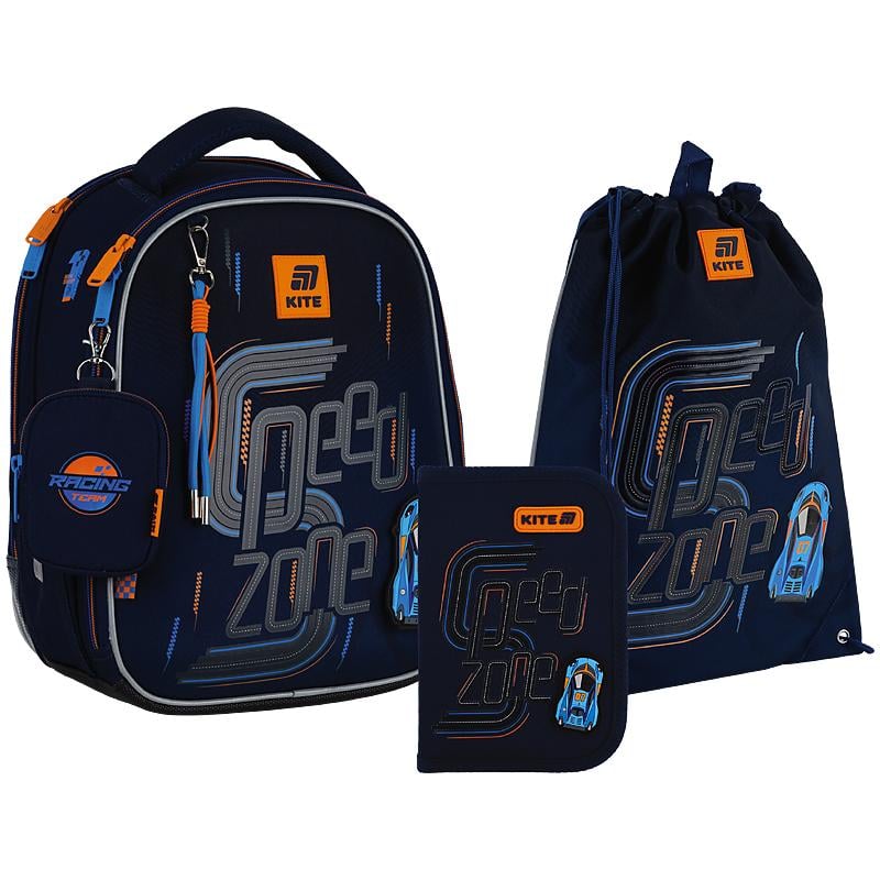Школьный набор KITE Education Speed ​​Zone SET_K25-555S-3 рюкзак/пенал/сумка