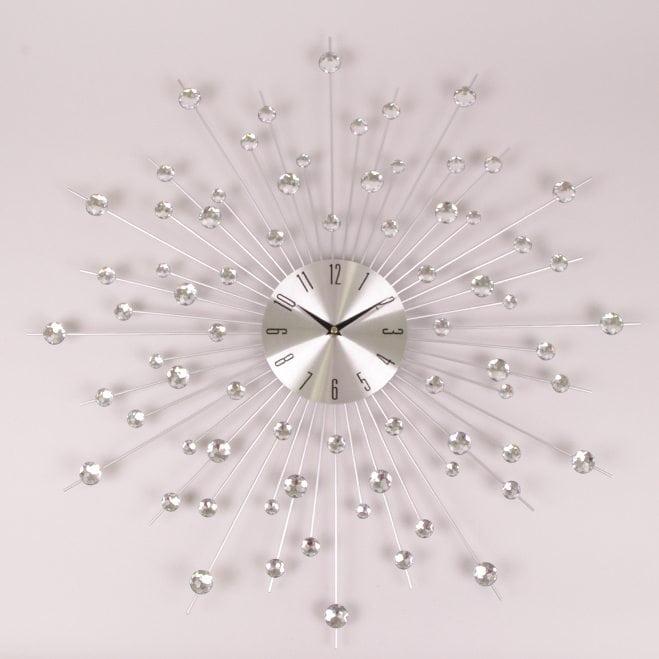 Часы металлические с стразами Flora D-69 см (38220)