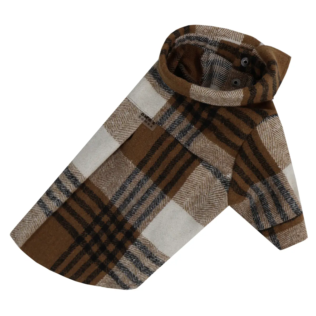 Рубашка клетчатая Dogs Bomba р. 4 Шоколад