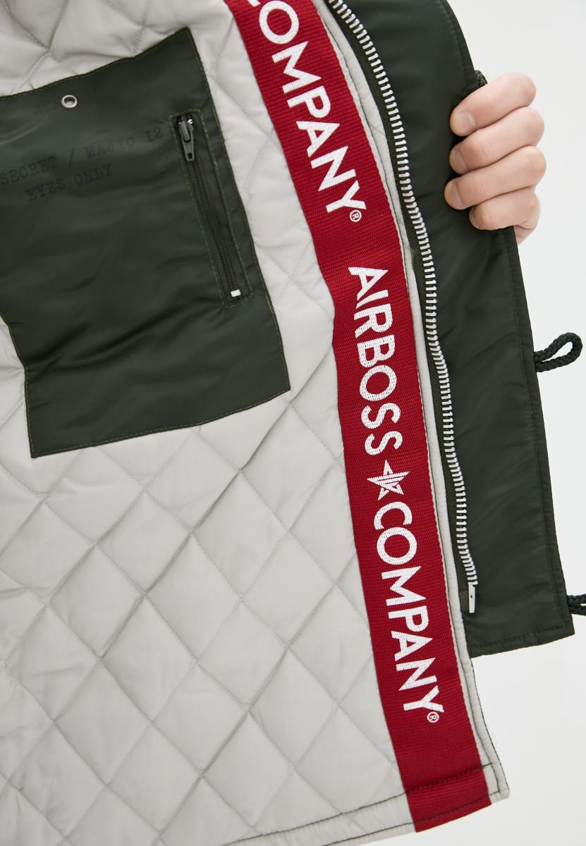 Куртка зимова N-3B MJ-12 L Сірий (123236) - фото 5