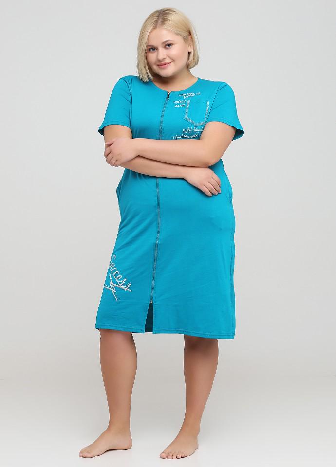 Халат Rukim 3XL Бирюзовый (8008-20)