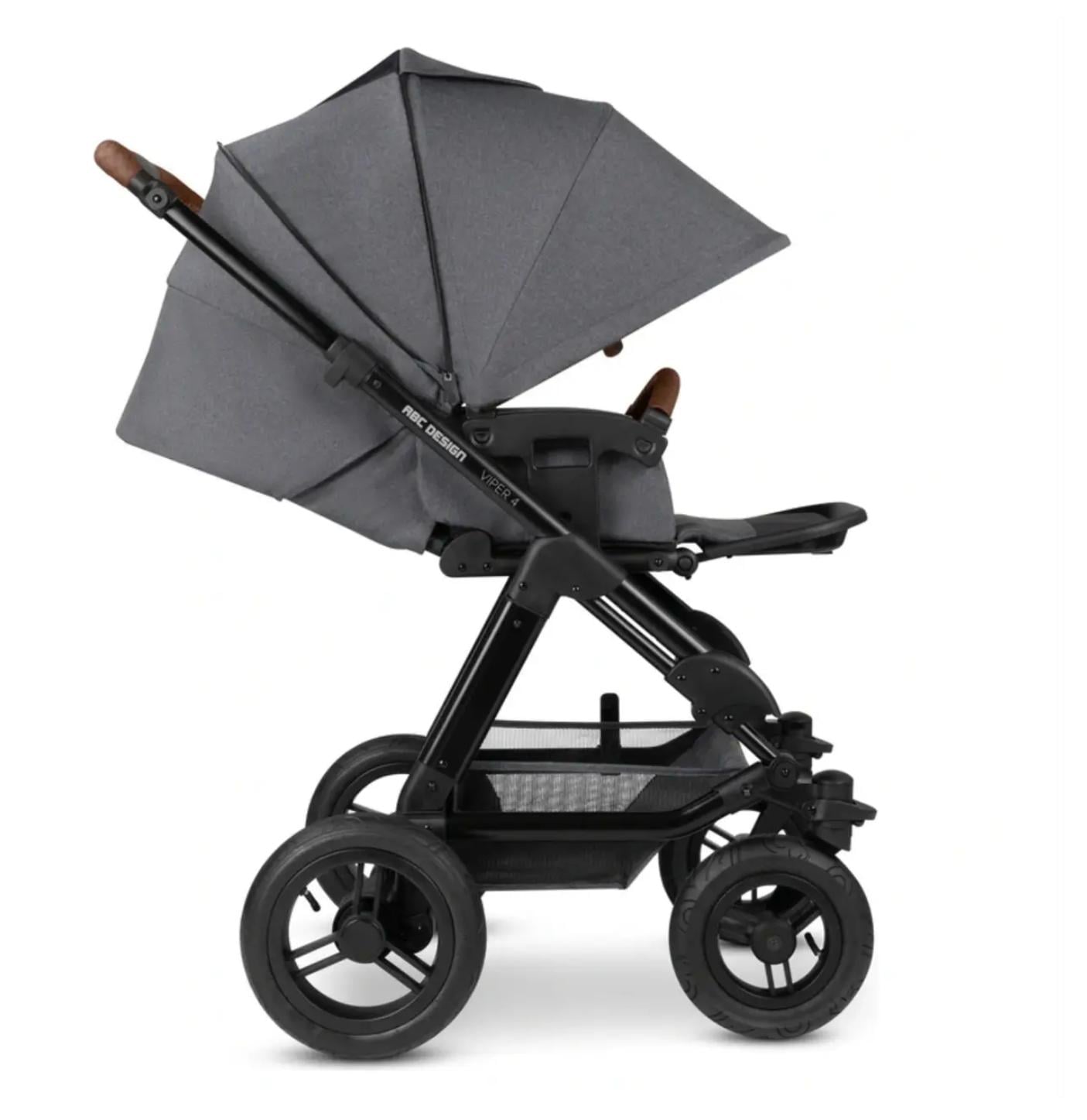 Коляска універсальна ABC Design Viper 4 Crow 3 в 1 Сірий (33351523) Коляска універсальна ABC Design Viper 4 Crow 3 в 1 Сірий (33351523)