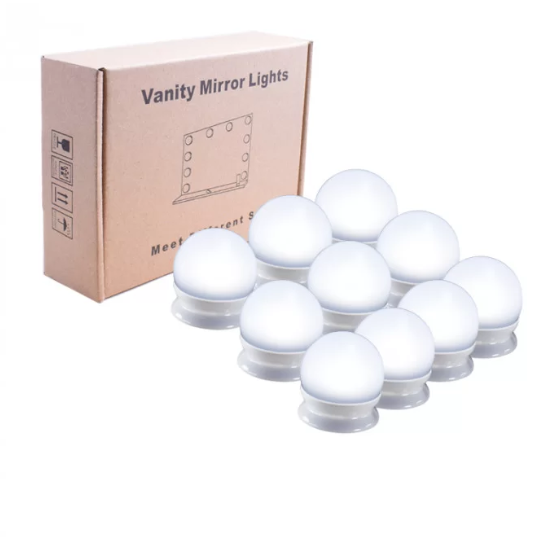 Led підсвічування дзеркала для макіяжу Vanity Mirror Lights 10 лампочок - фото 2 Led підсвічування дзеркала для макіяжу Vanity Mirror Lights 10 лампочок - фото 2