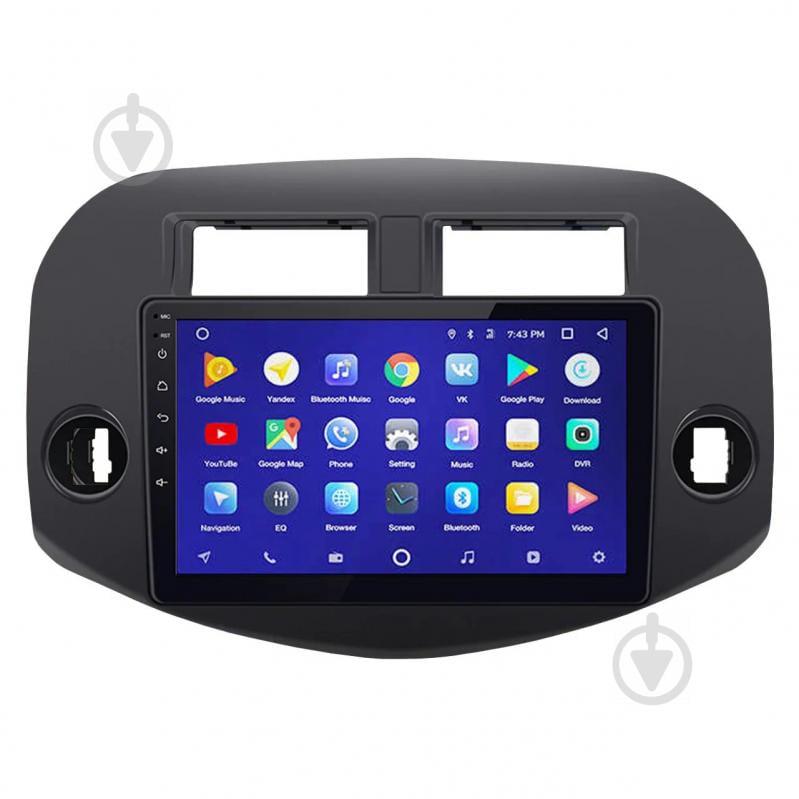 Магнітола штатна 10 дюймів Toyota RAV4 45 Вт 1+16 ГБ GPS USB-DVR Hands Free Bluetooth (4003-11396)