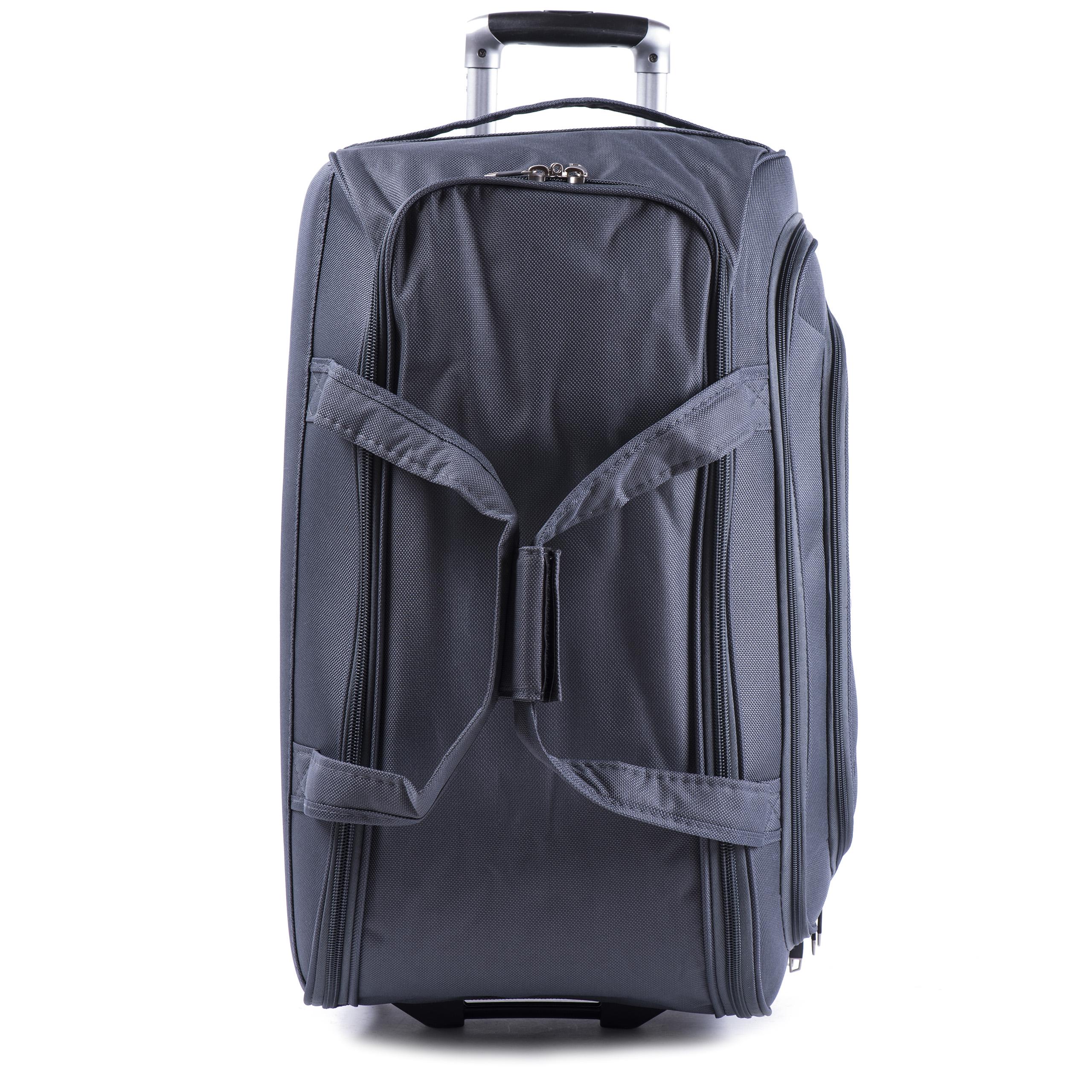 Сумка дорожная Wings c1055 50 л на 2 колесах Серый (10228265) - фото 3 Сумка дорожная Wings c1055 50 л на 2 колесах Серый (10228265) - фото 3