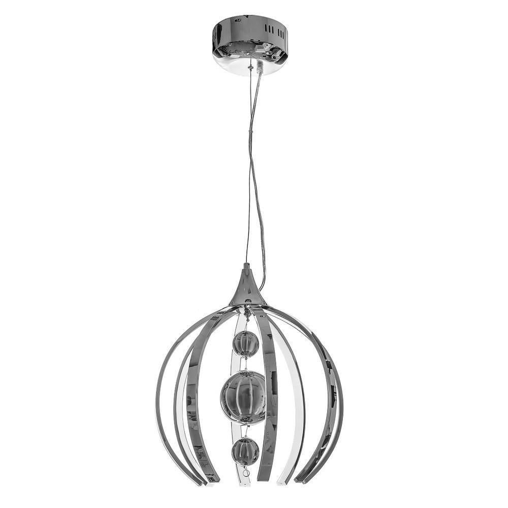 Люстра подвесная для спальни Brille LED 40WCW CH BR-940S/1 23-482