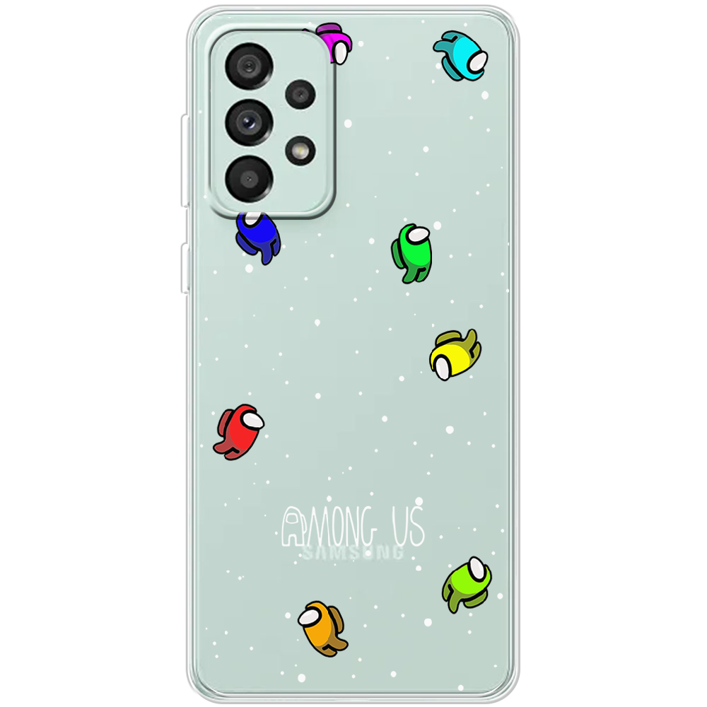 Чохол BoxFace Samsung Galaxy A53 5G (A536) Among Us Invisible Прозорий силікон (44112-bk76-44112)