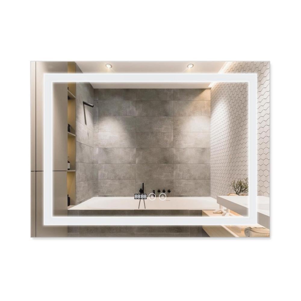 Зеркало Qtap Mideya DC-F904 с LED-подсветкой и антизапотеванием 800х600 мм (QT2078F904W)