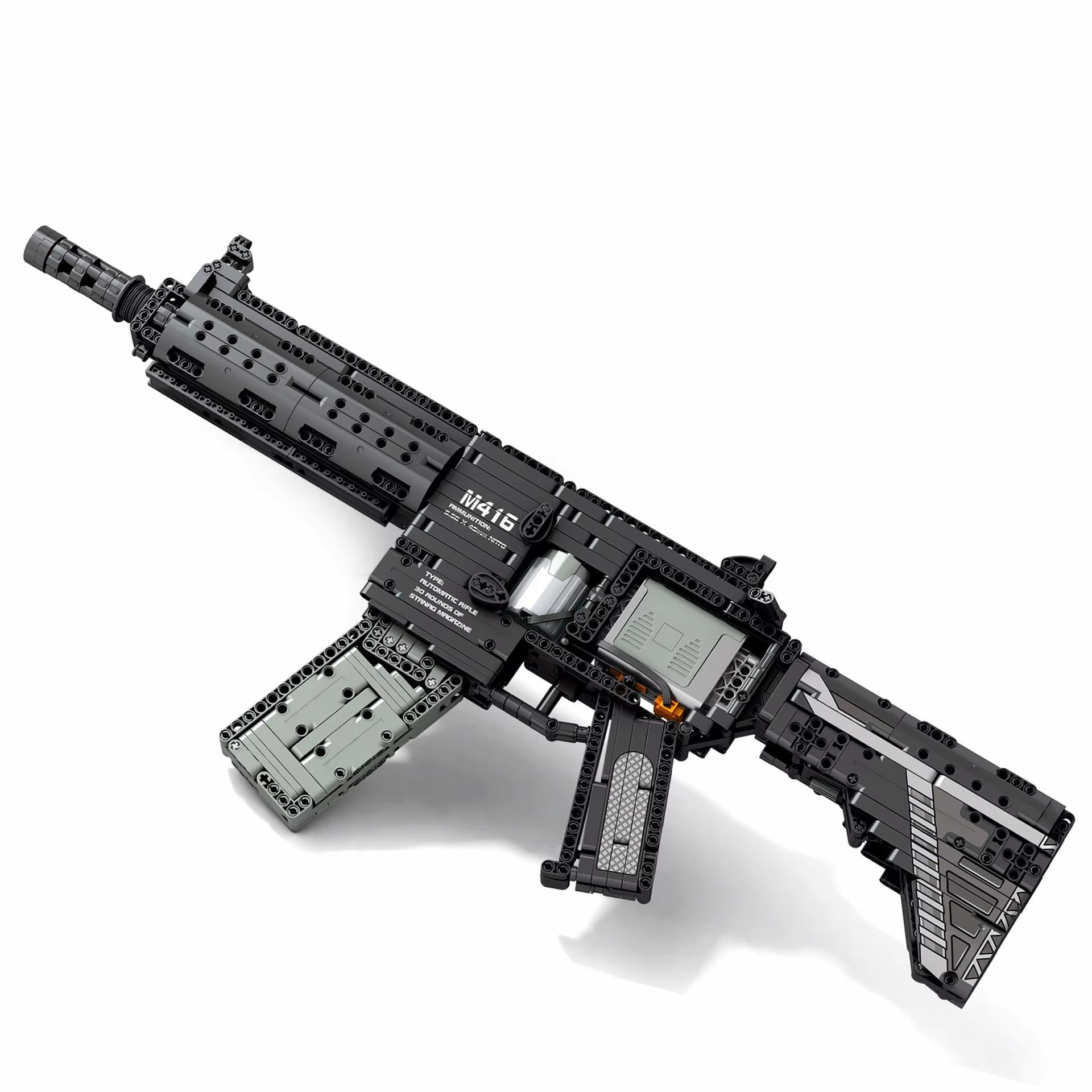 Конструктор автомат детский игровой штурмовая винтовка M416 на 1101 деталей