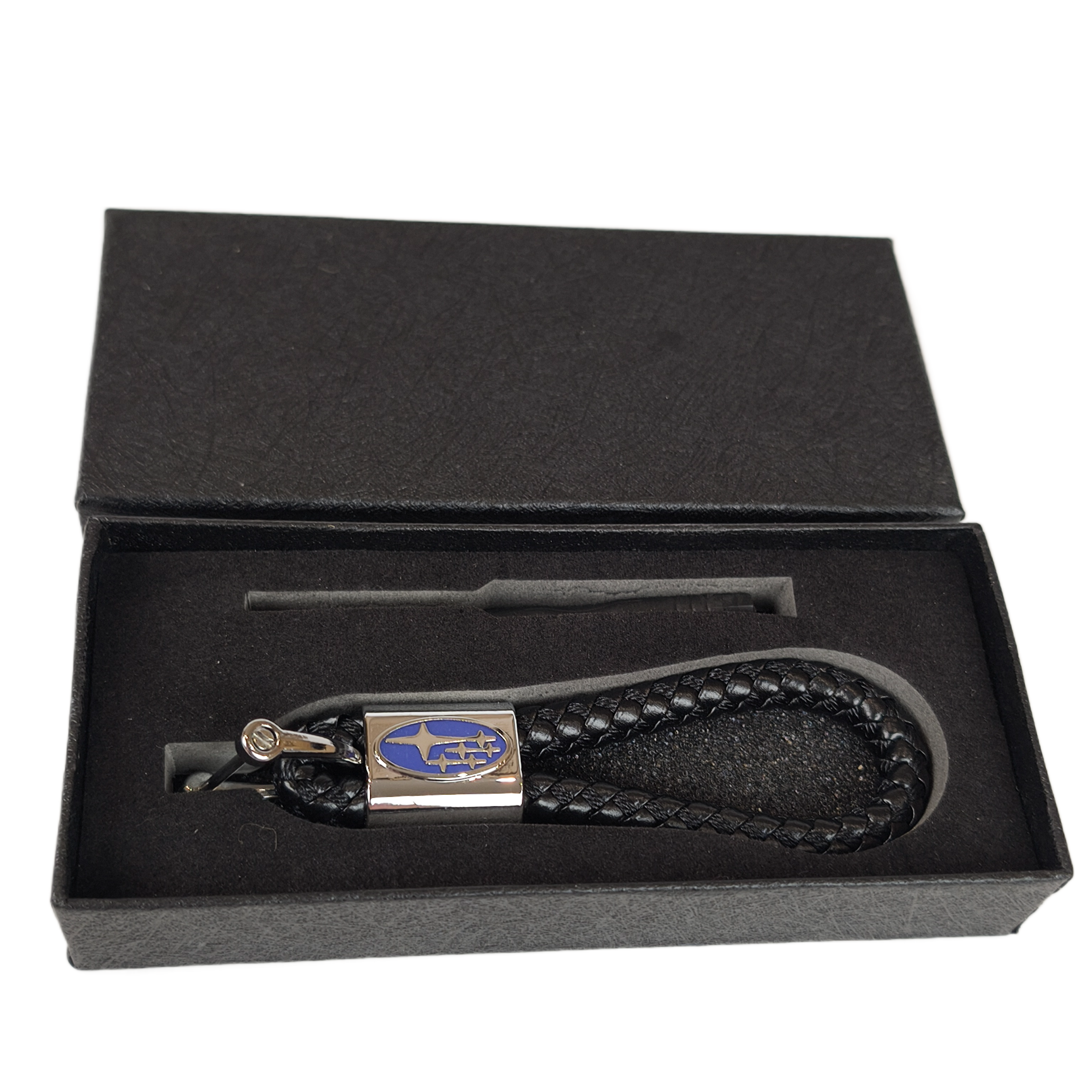 Автомобильный брелок для ключей Subaru подвесной с лого на ключи в подарочной коробочке (R9196) Автомобильный брелок для ключей Subaru подвесной с лого на ключи в подарочной коробочке (R9196)