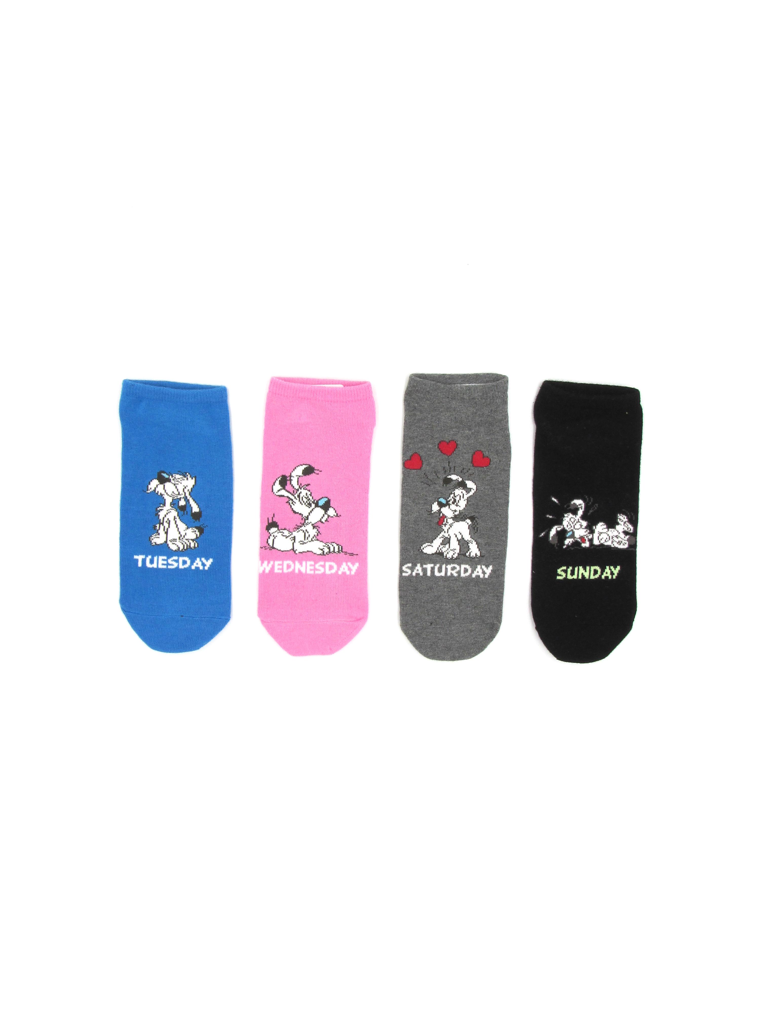 Носки C&A р. 35-38 4 пары Розовый/Бирюзовый (14660904)